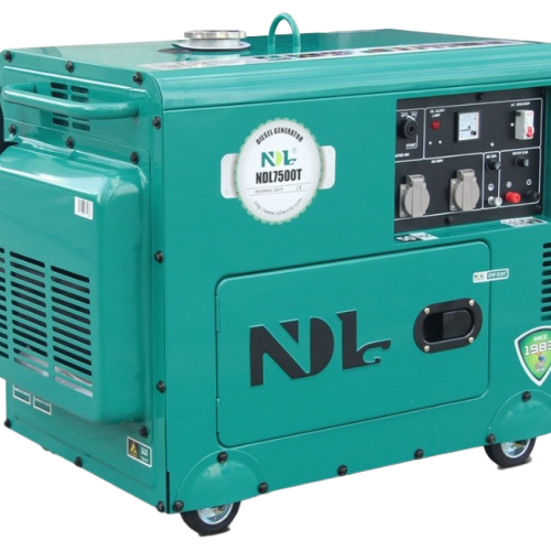 NDL7500T Générateur diesel  Puissance : 4,5 kW Type de moteur : NDL186FE Système de démarrage : démarrage électrique